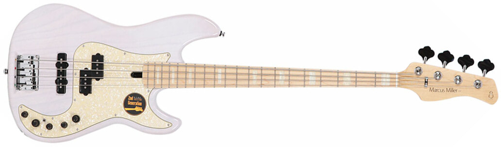 Marcus Miller P7 Ash 4-string 2nd Generation Mn Sans Housse - White Blonde - Bajo eléctrico de cuerpo sólido - Main picture