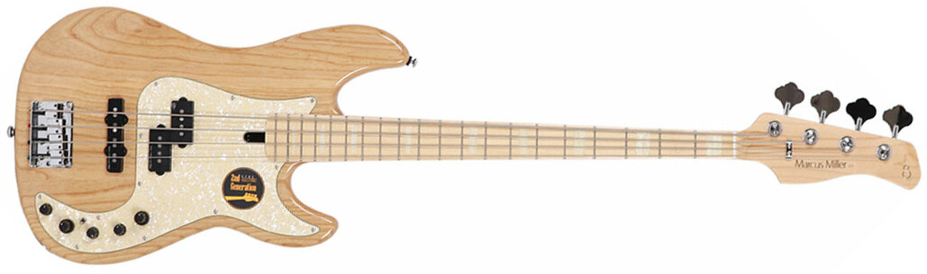 Marcus Miller P7 Ash 4-string 2nd Generation Mn Sans Housse - Naturel - Bajo eléctrico de cuerpo sólido - Main picture