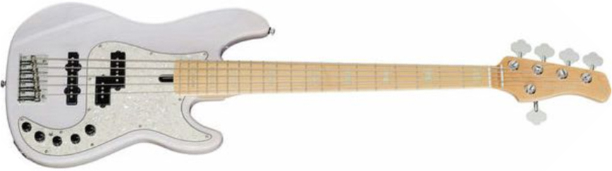 Marcus Miller P7 Swamp Ash 5st 2nd Generation 5c Active Mn Sans Housse - White Blonde - Bajo eléctrico de cuerpo sólido - Main picture