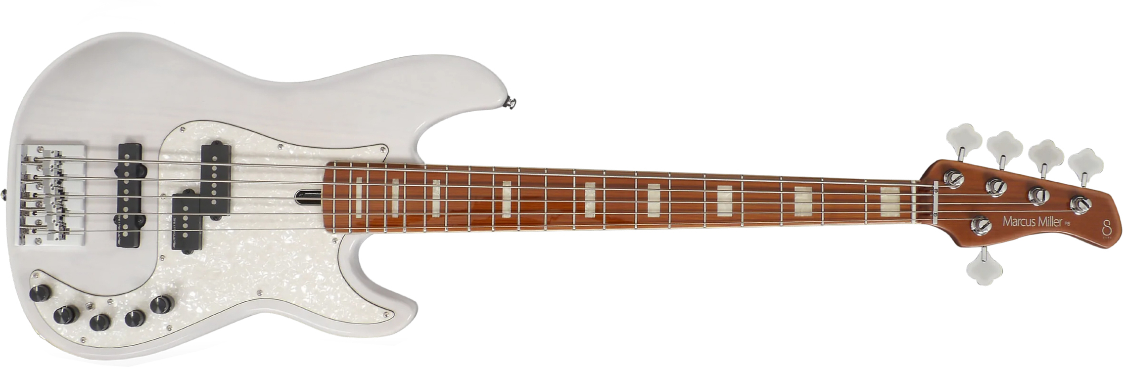 Marcus Miller P8 5st 5c Active Mn - White Blonde - Bajo eléctrico de cuerpo sólido - Main picture