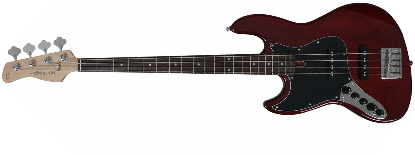 Marcus Miller V3 4st Ma Gaucher Lh Active Rw - Mahogany - Bajo eléctrico de cuerpo sólido - Main picture