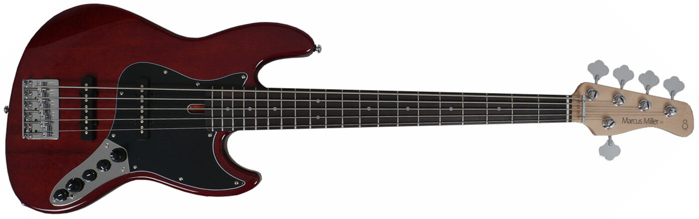 Marcus Miller V3 5st Ma Active Rw - Mahogany - Bajo eléctrico de cuerpo sólido - Main picture