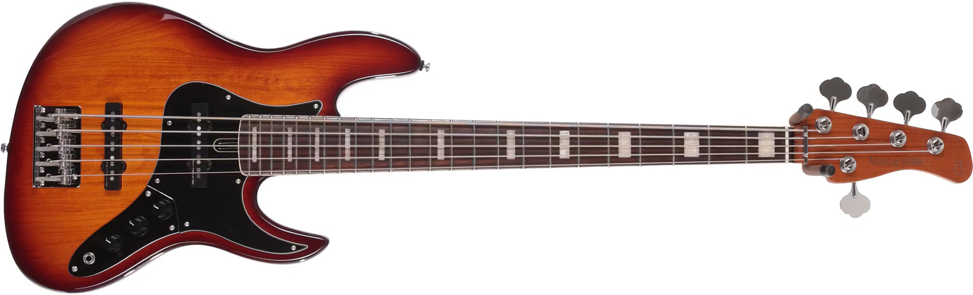 Marcus Miller V5 24 Fret 5st 5c Rw - Tobacco Sunburst - Bajo eléctrico de cuerpo sólido - Main picture