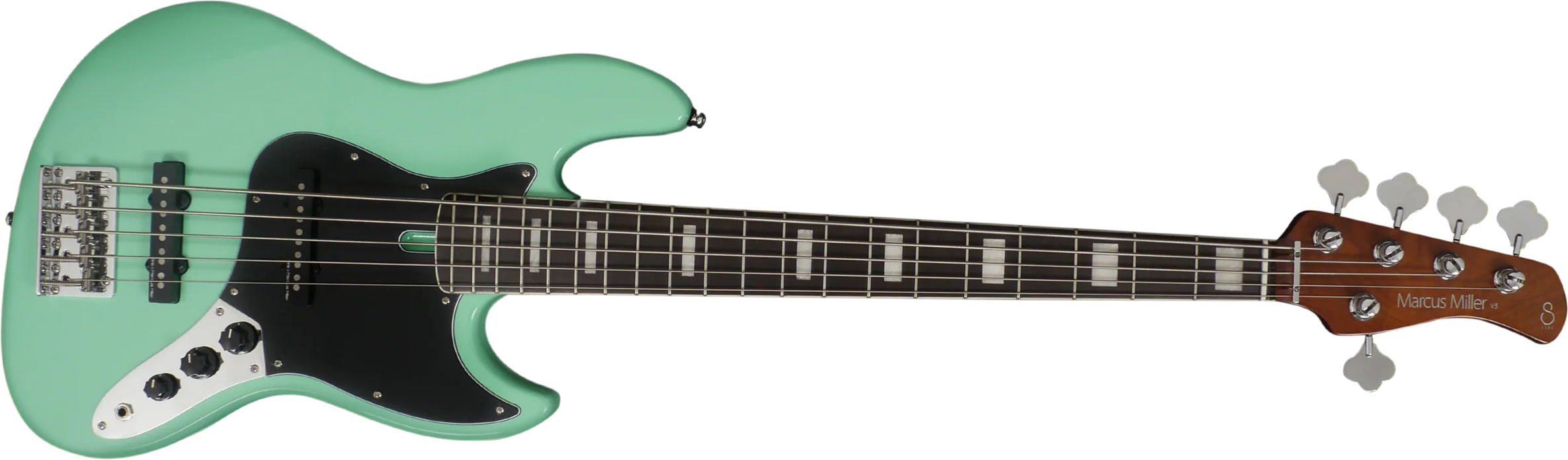 Marcus Miller V5r 5st 5c Rw - Mild Green - Bajo eléctrico de cuerpo sólido - Main picture