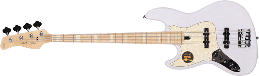 Marcus Miller V7 Swamp Ash 4st 2nd Generation 4-cordes Gaucher Mn Sans Housse - White Blonde - Bajo eléctrico de cuerpo sólido - Main picture