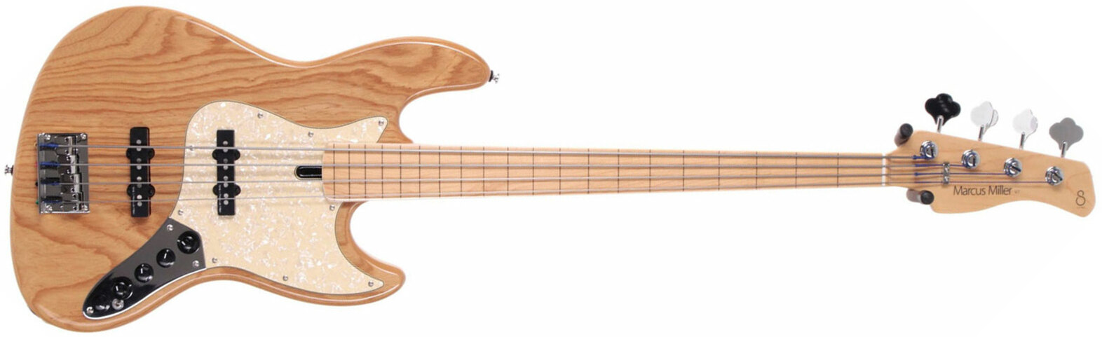 Marcus Miller V7 Swamp Ash Fretless 4st 2nd Generation Active Mn - Natural - Bajo eléctrico de cuerpo sólido - Main picture