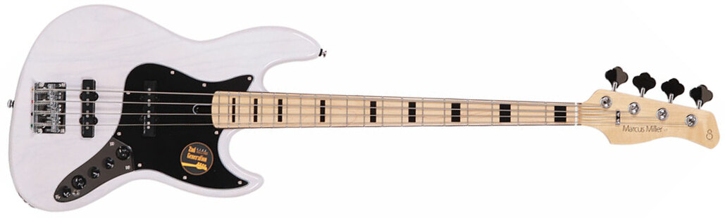 Marcus Miller V7 Vintage Ash 4-string 2nd Generation Mn Sans Housse - White Blonde - Bajo eléctrico de cuerpo sólido - Main picture