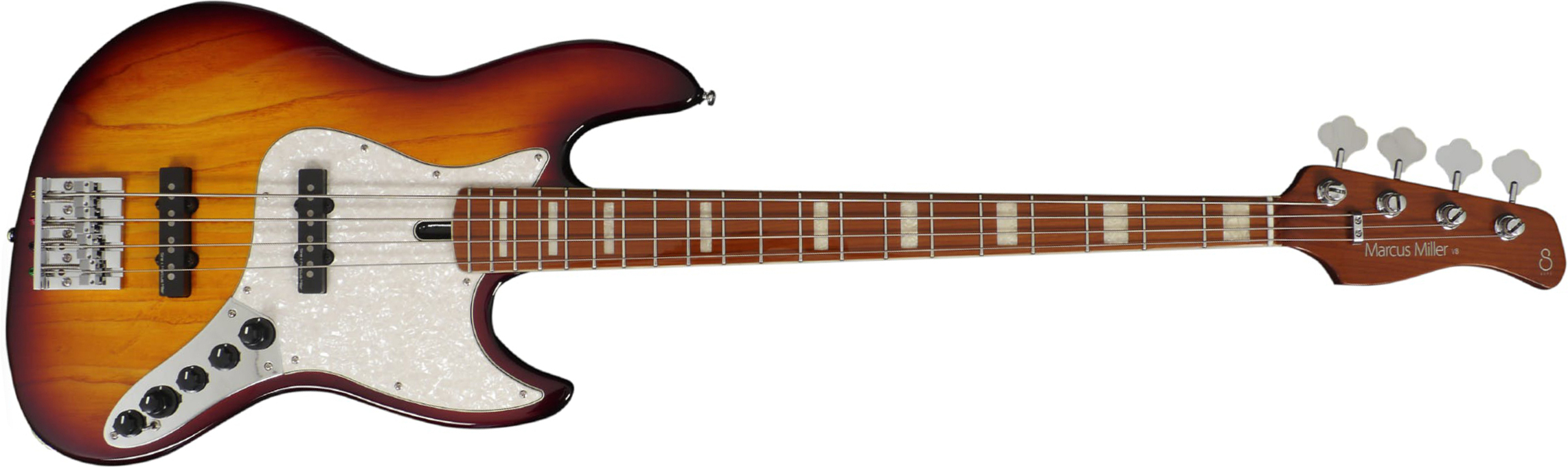 Marcus Miller V8 4st Active Mn - Tobacco Sunburst - Bajo eléctrico de cuerpo sólido - Main picture