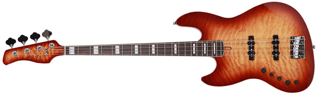 Marcus Miller V9 Alder 4st 2nd Generation Lh Gaucher Eb Sans Housse - Brown Sunburst - Bajo eléctrico de cuerpo sólido - Main picture