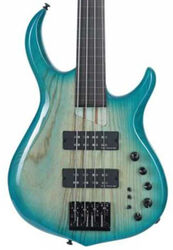 Bajo eléctrico de cuerpo sólido Marcus miller M5 Swamp Ash 4ST Fretless - Transparent blue