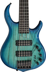 Bajo eléctrico de cuerpo sólido Marcus miller M5 Swamp Ash 5ST - Transparent blue