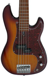 Bajo eléctrico de cuerpo sólido Sire Marcus Miller P5 Alder 5ST 5-String - Tobacco sunburst