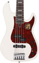 Bajo eléctrico de cuerpo sólido Sire Marcus Miller P7 Alder 5ST 5-String (2nd Gen) - Antique white