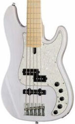 Bajo eléctrico de cuerpo sólido Marcus miller P7 Swamp Ash 5ST 2nd Gen - White blonde