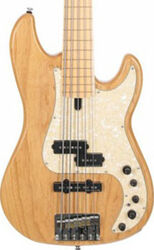 Bajo eléctrico de cuerpo sólido Marcus miller P7 Swamp Ash 5ST 2nd Gen Fretless - Natural