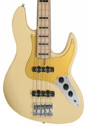 Bajo eléctrico de cuerpo sólido Sire Marcus Miller V5 24 Fret 4ST - Vintage white