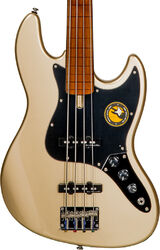 Bajo eléctrico de cuerpo sólido Marcus miller V5 Alder Fretless 4ST - Champagne gold metallic