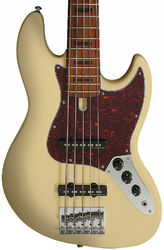 Bajo eléctrico de cuerpo sólido Sire Marcus Miller V5 Alder 5ST 5-String - Vintage white