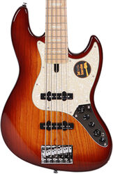 Bajo eléctrico de cuerpo sólido Marcus miller V7 Swamp Ash 5ST 2nd Gen (No Bag) - Tobacco sunburst