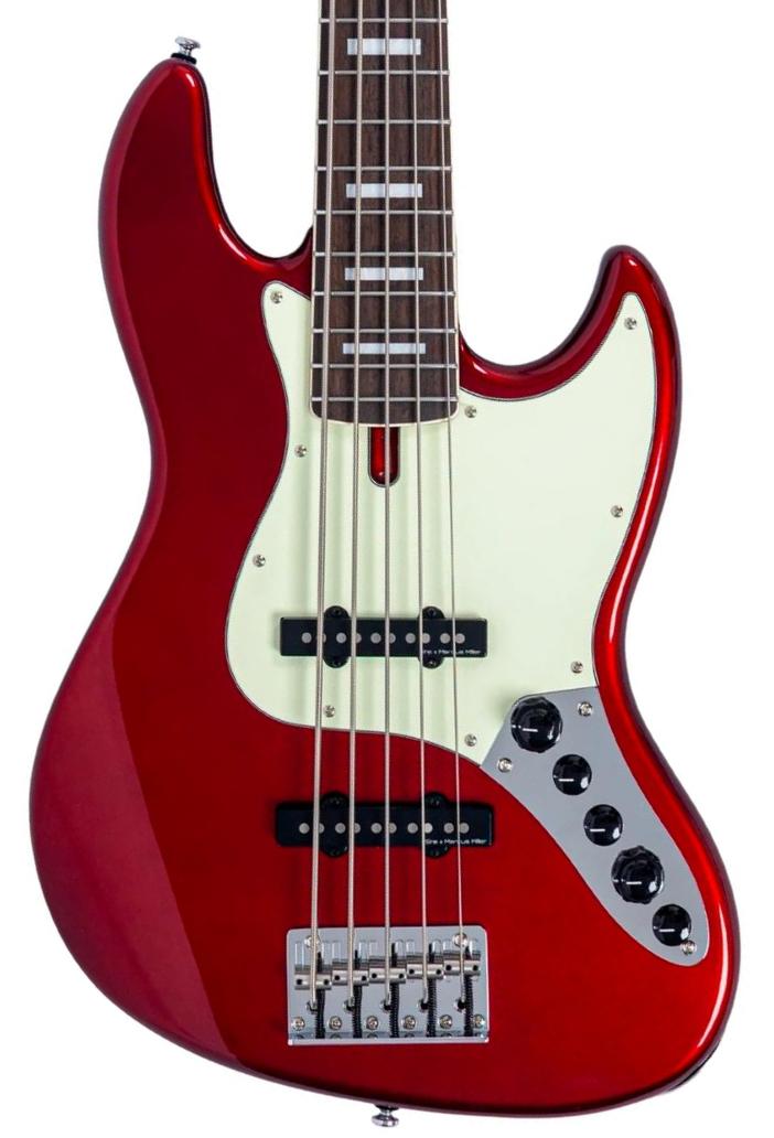 Marcus Miller V7 Alder New Gen 5ST (5-String) - candy apple red