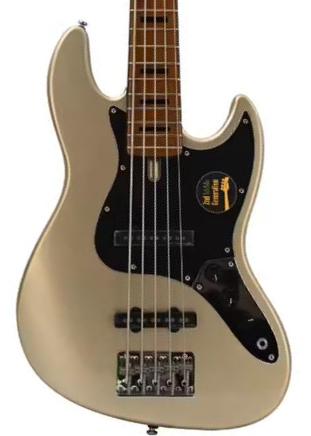 Bajo eléctrico de cuerpo sólido Sire Marcus Miller V5 Alder 5ST 5-String - Champagne gold metallic
