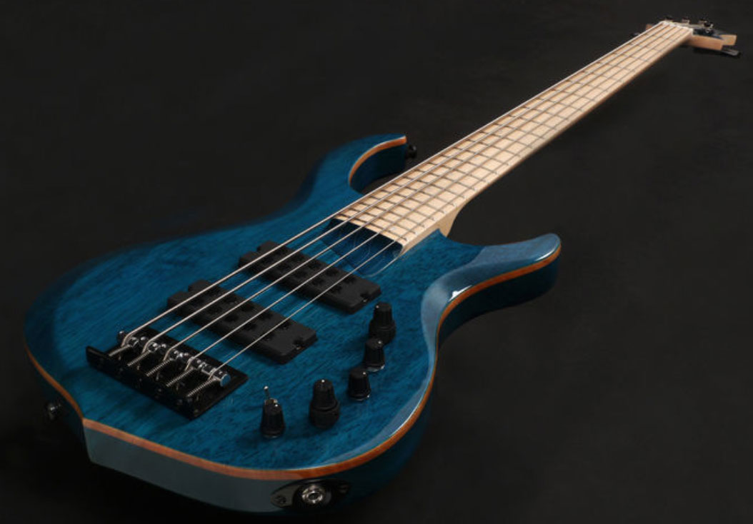 Marcus Miller M2 5st Tbl Gaucher Lh Active Mn - Trans Blue - Bajo eléctrico de cuerpo sólido - Variation 2