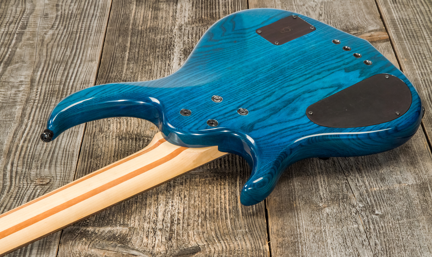 Marcus Miller M5 Swamp Ash 4st Fl Active Eb - Transparent Blue - Bajo eléctrico de cuerpo sólido - Variation 4