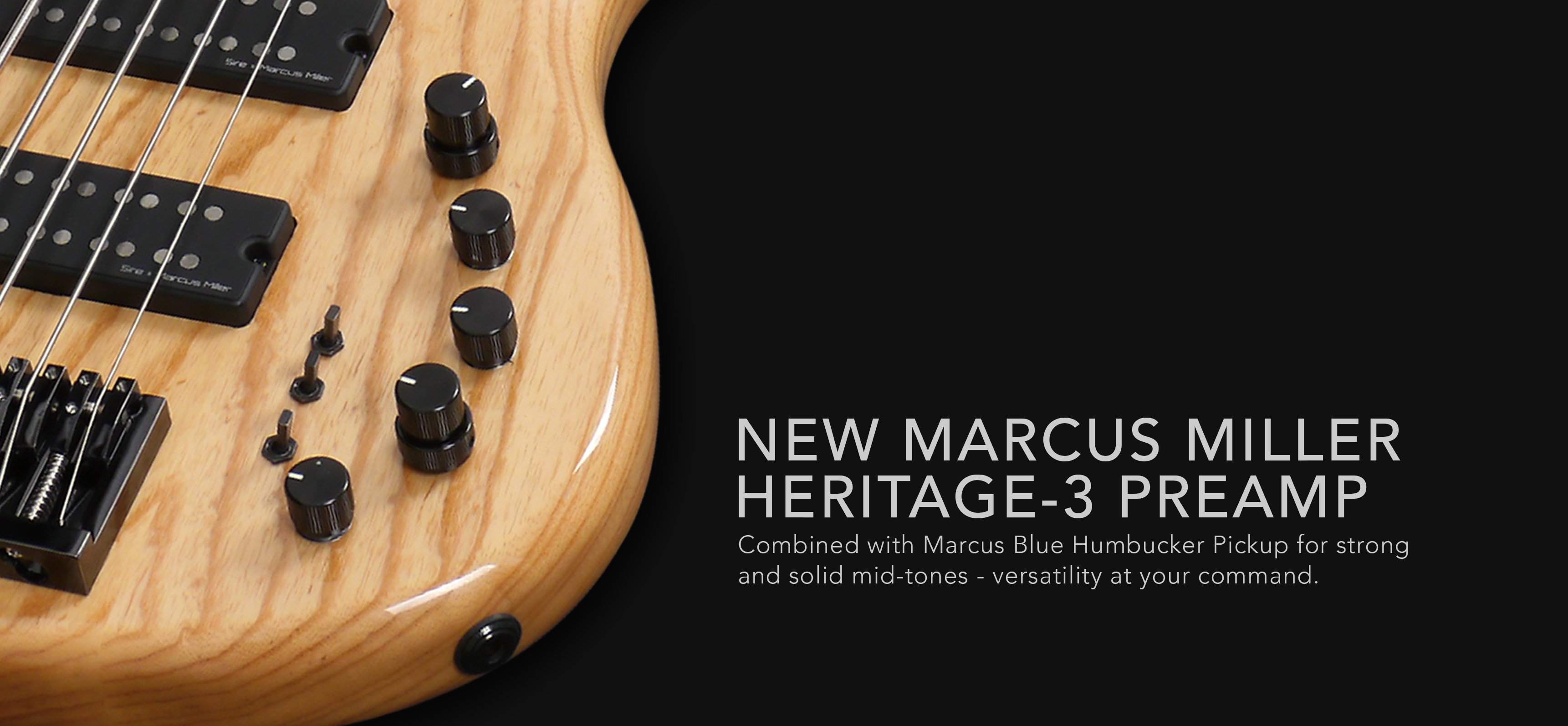 Marcus Miller M5 Swamp Ash 5st 5-cordes Active Eb - Natural - Bajo eléctrico de cuerpo sólido - Variation 2