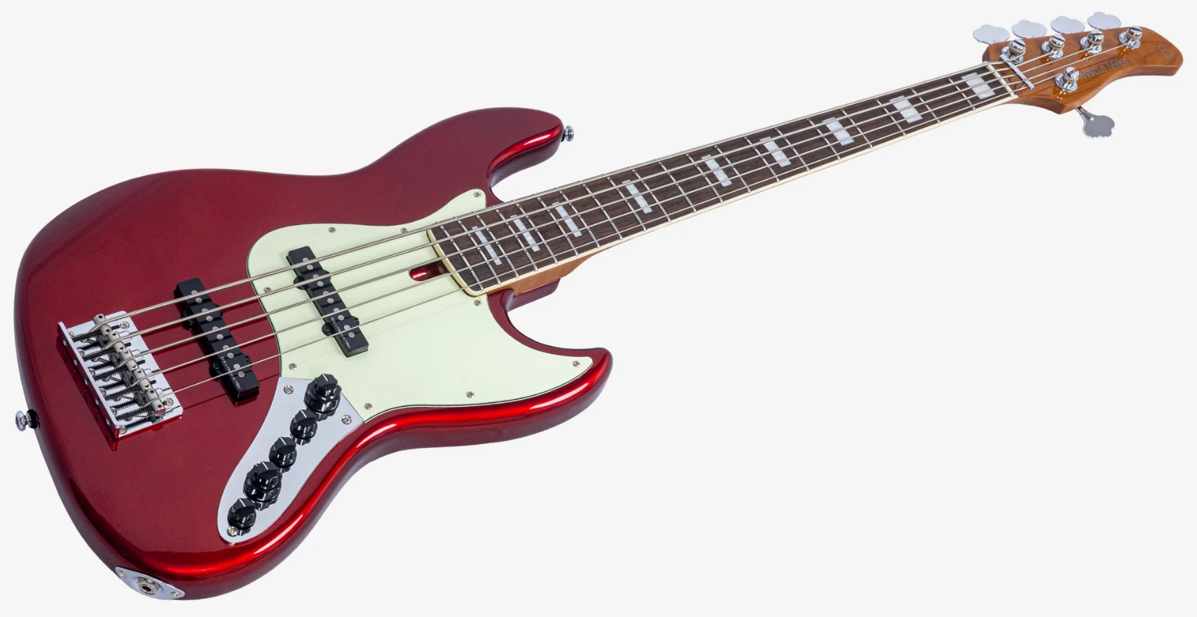 Marcus Miller Marcus Miller V7 Alder 2nd Gen 5st 5c Active Mn - Candy Apple Red - Bajo eléctrico de cuerpo sólido - Variation 2