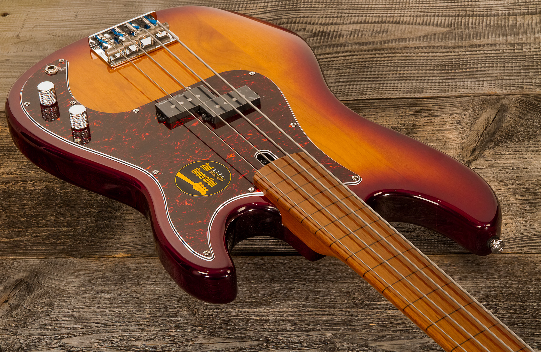 Marcus Miller P5 Alder 4st Fretless Mn - Tobacco Sunburst - Bajo eléctrico de cuerpo sólido - Variation 1