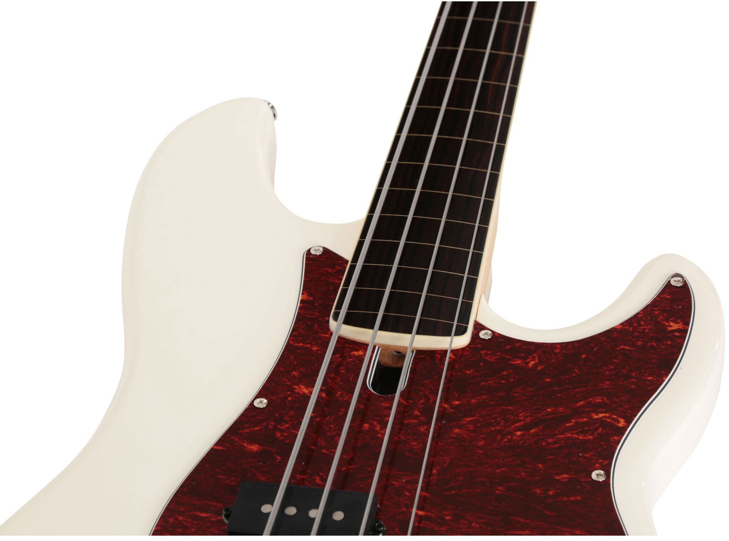 Marcus Miller P7 Alder 4st Fretless 2nd Generation Active Eb - Antique White - Bajo eléctrico de cuerpo sólido - Variation 3