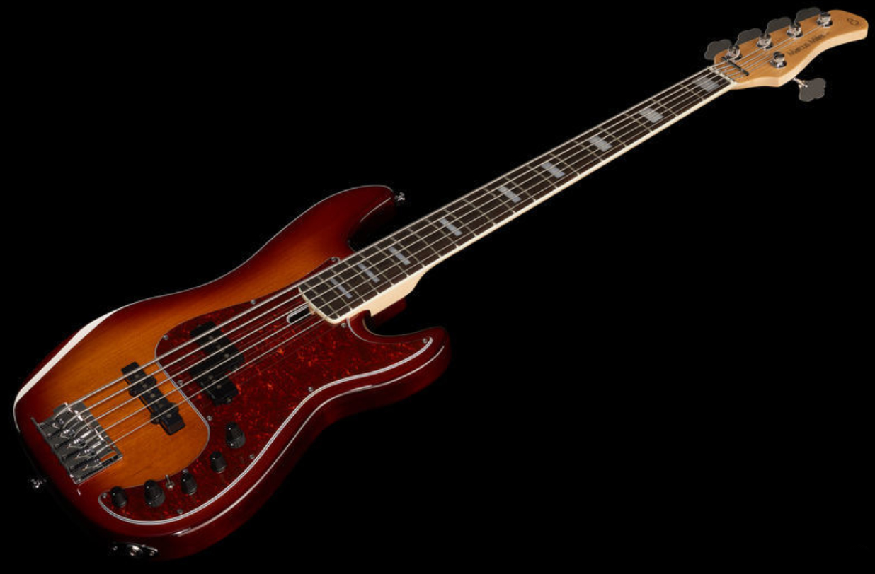 Marcus Miller P7 Alder 5st 2nd Generation 5-cordes Active Eb Sans Housse - Tobacco Sunburst - Bajo eléctrico de cuerpo sólido - Variation 1