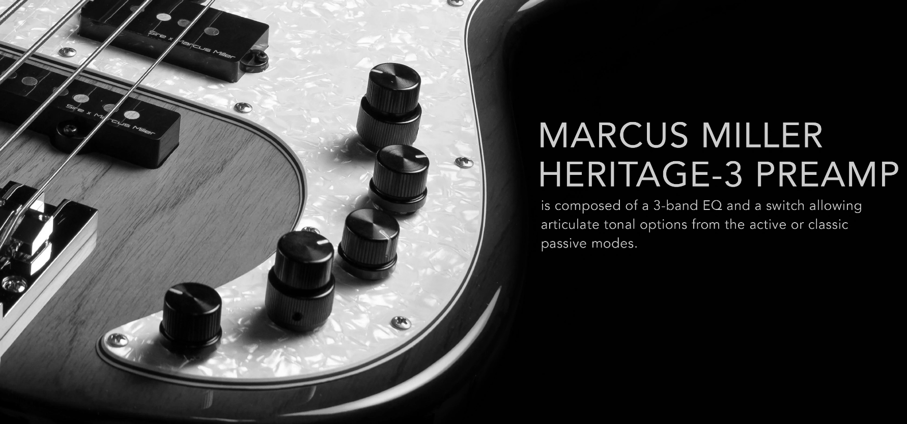 Marcus Miller P8 5st 5c Active Mn - White Blonde - Bajo eléctrico de cuerpo sólido - Variation 1