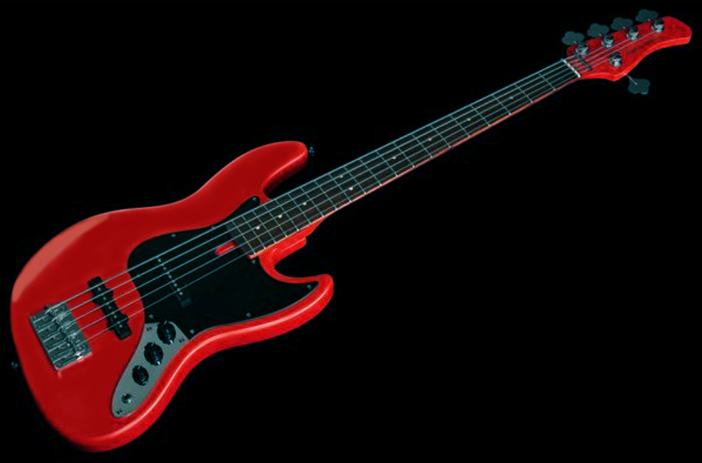Marcus Miller V3p 5st 5c Rw - Red Satin - Bajo eléctrico de cuerpo sólido - Variation 1