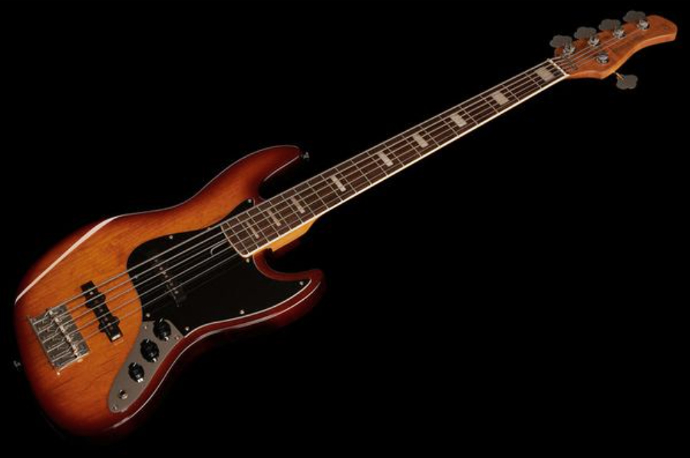 Marcus Miller V5r 5st 5c Rw - Tobacco Sunburst - Bajo eléctrico de cuerpo sólido - Variation 1