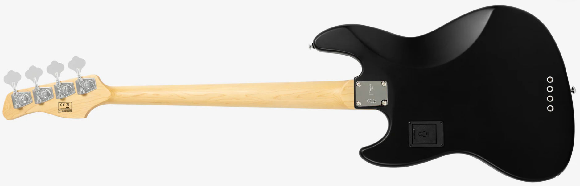 Marcus Miller V7 Ash Reissue 4st 4c Active Mn - Trans Black Satin - Bajo eléctrico de cuerpo sólido - Variation 1