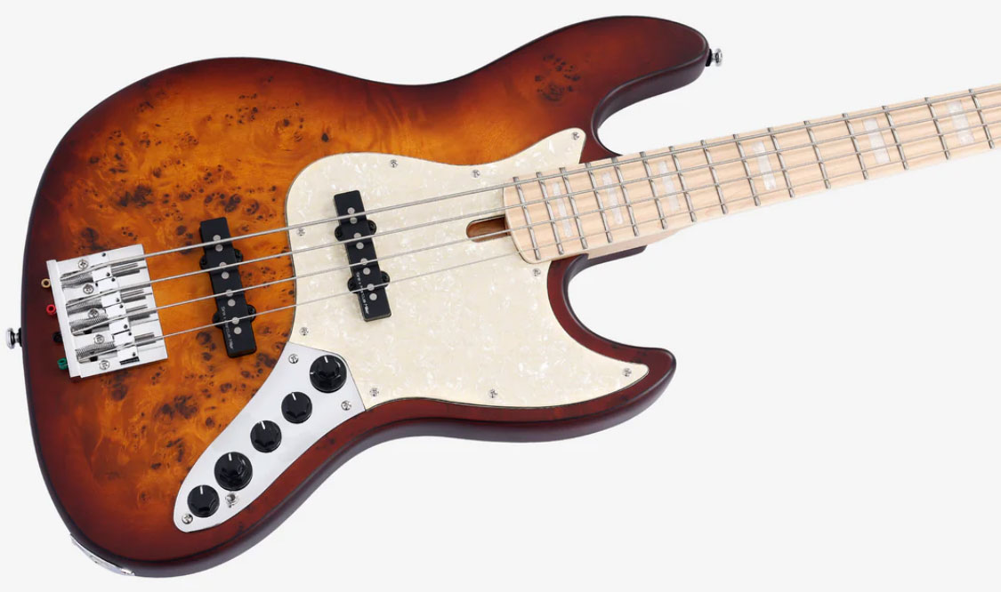 Marcus Miller V7 Ash Reissue 4st 4c Active Mn - Tobacco Satin - Bajo eléctrico de cuerpo sólido - Variation 3