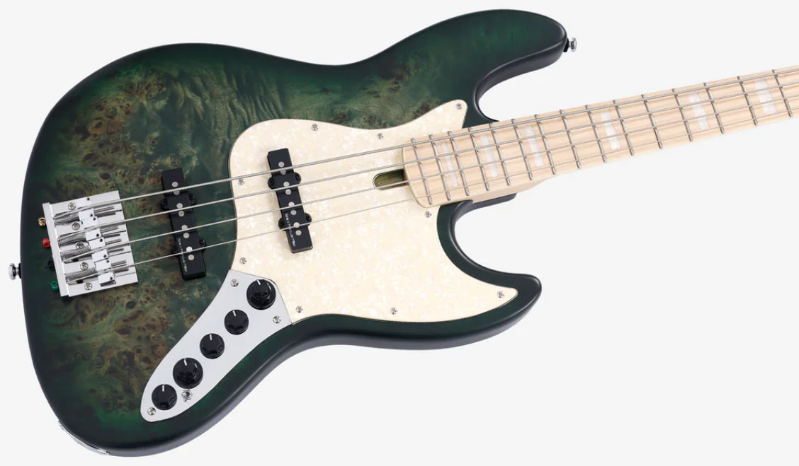 Marcus Miller V7 Ash Reissue 4st 4c Active Mn - Trans Green Satin - Bajo eléctrico de cuerpo sólido - Variation 3