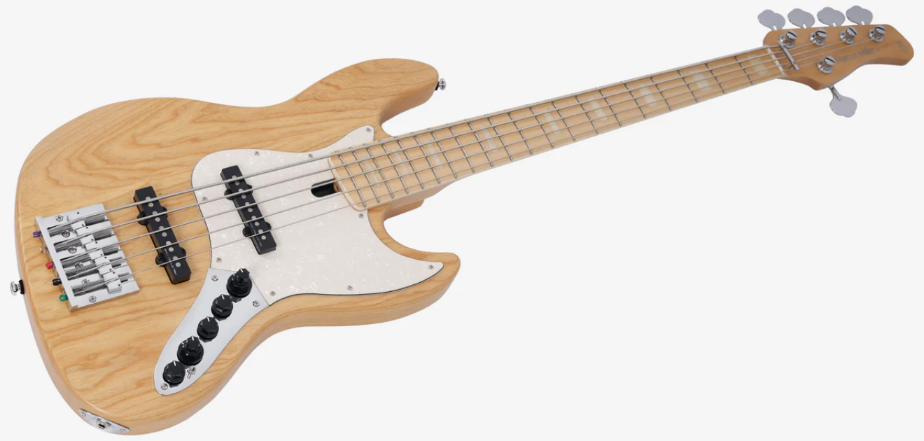 Marcus Miller V7 Ash Reissue 5st 5c Active Mn - Natural Satin - Bajo eléctrico de cuerpo sólido - Variation 2