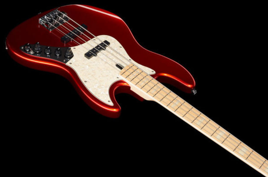 Marcus Miller V7 Swamp Ash 4st 2nd Generation Mn Sans Housse - Bright Metallic Red - Bajo eléctrico de cuerpo sólido - Variation 1