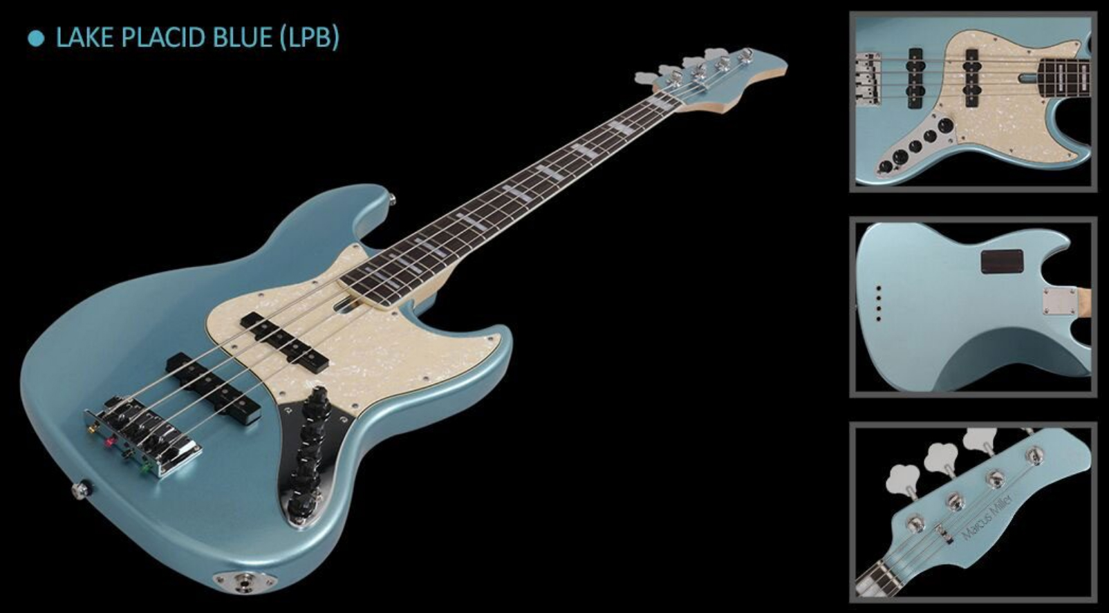 Marcus Miller V7 Swamp Ash 5st 2nd Generation 5-cordes Mn Sans Housse - Lake Placid Blue - Bajo eléctrico de cuerpo sólido - Variation 1