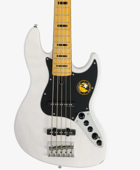 Marcus Miller V7 Vintage Alder 5st Awh Mn Active - Antique White - Bajo eléctrico de cuerpo sólido - Variation 3