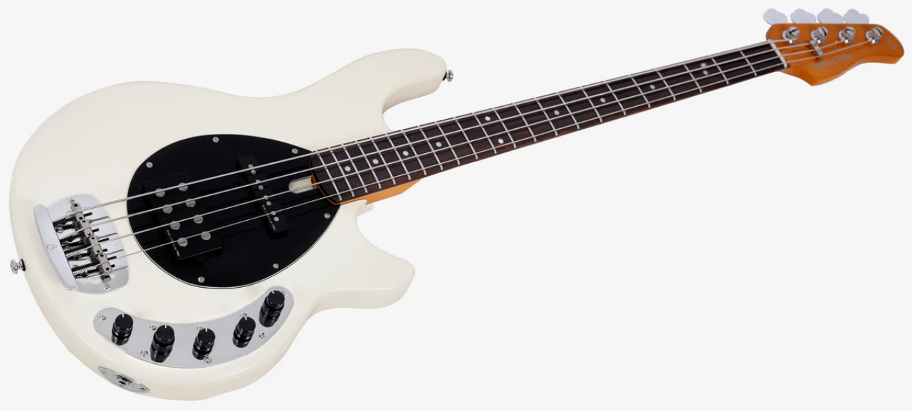 Marcus Miller Z7 Alder 4st 4c Active Eb - Antique White - Bajo eléctrico de cuerpo sólido - Variation 2