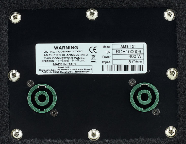 Markbass Ams 121 Cab 1x12 400w 8-ohms - Pantalla para bajo - Variation 2