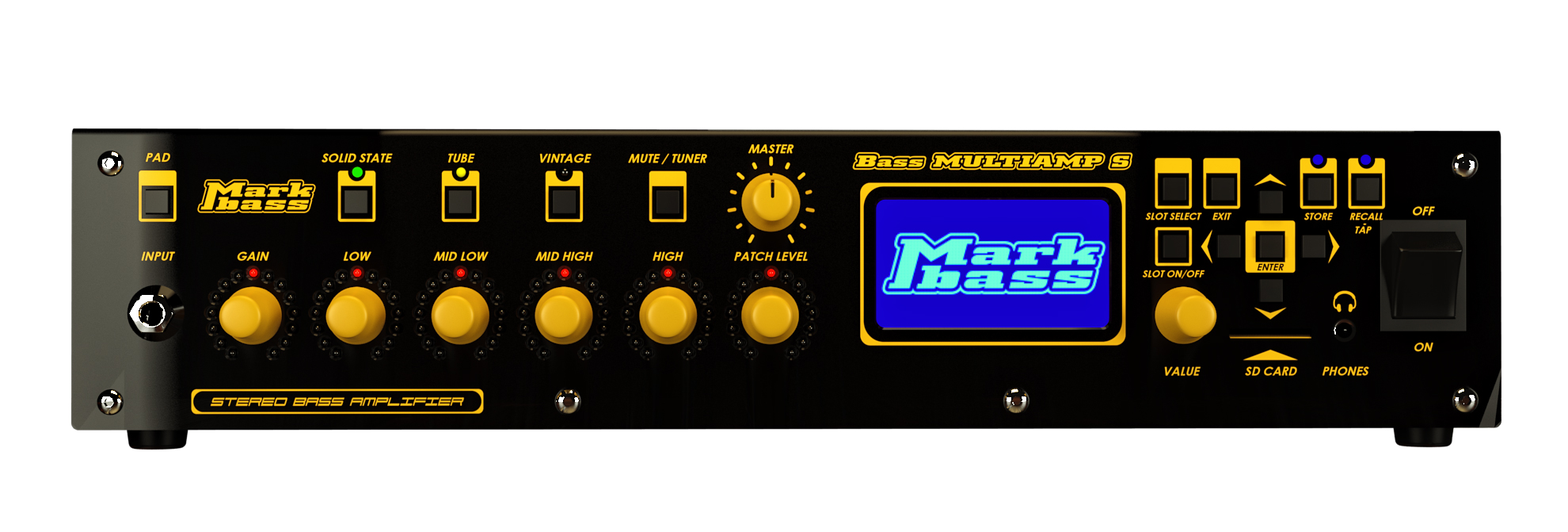 Markbass Bass Multiamp S 2015 Stereo Bass Amplifier 2x500w 4ohms - Cabezal para bajo - Variation 1