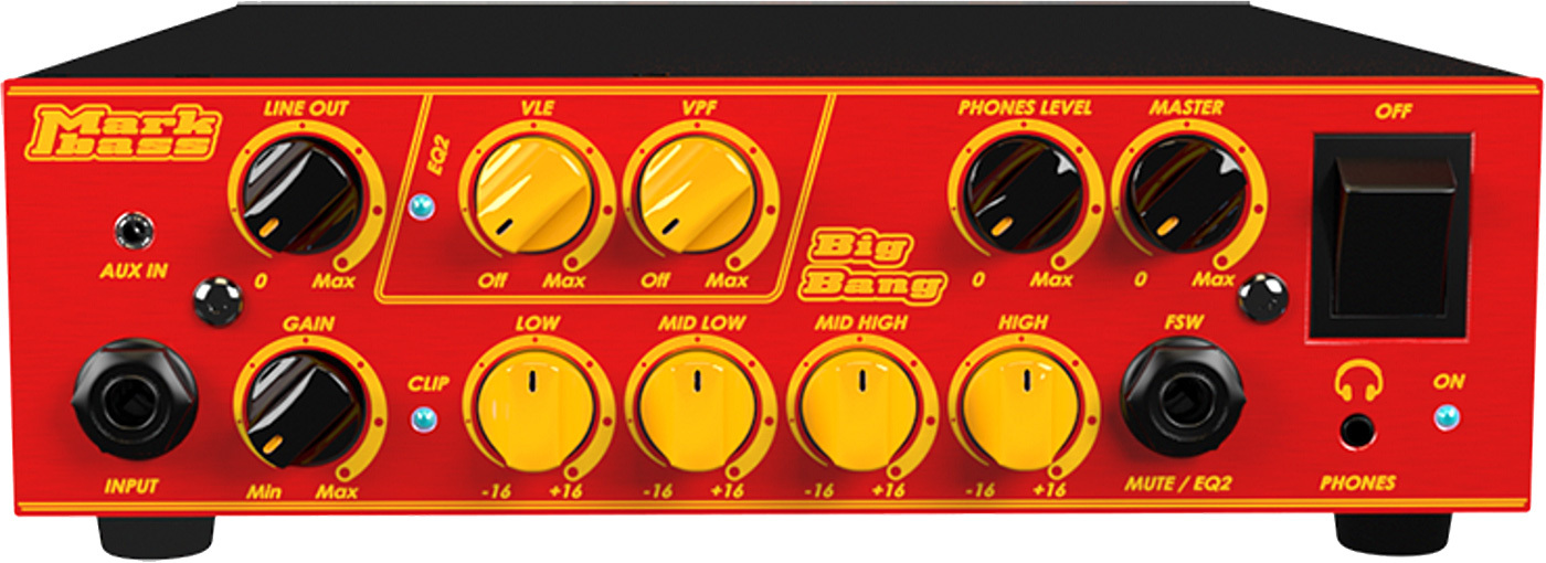 Markbass Big Bang Head 500w 4 Ohms - Cabezal para bajo - Main picture