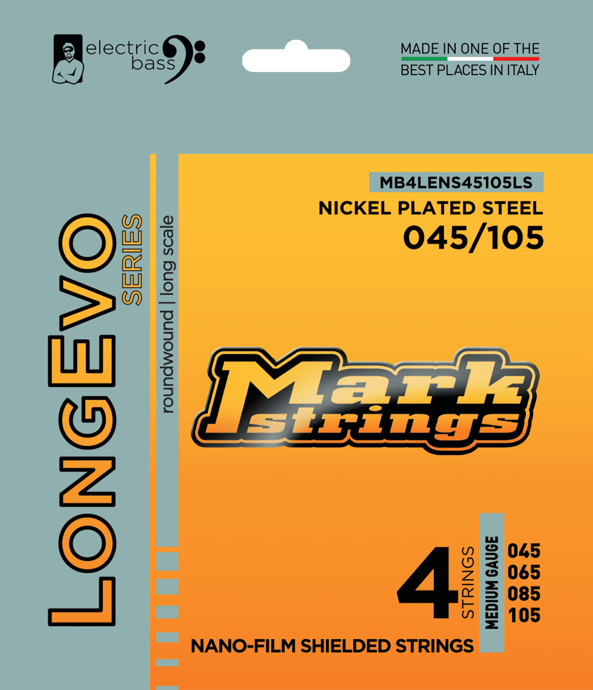 Markbass Longevo Series 045-105 Nickel Plated Steel - Cuerdas para bajo eléctrico - Main picture