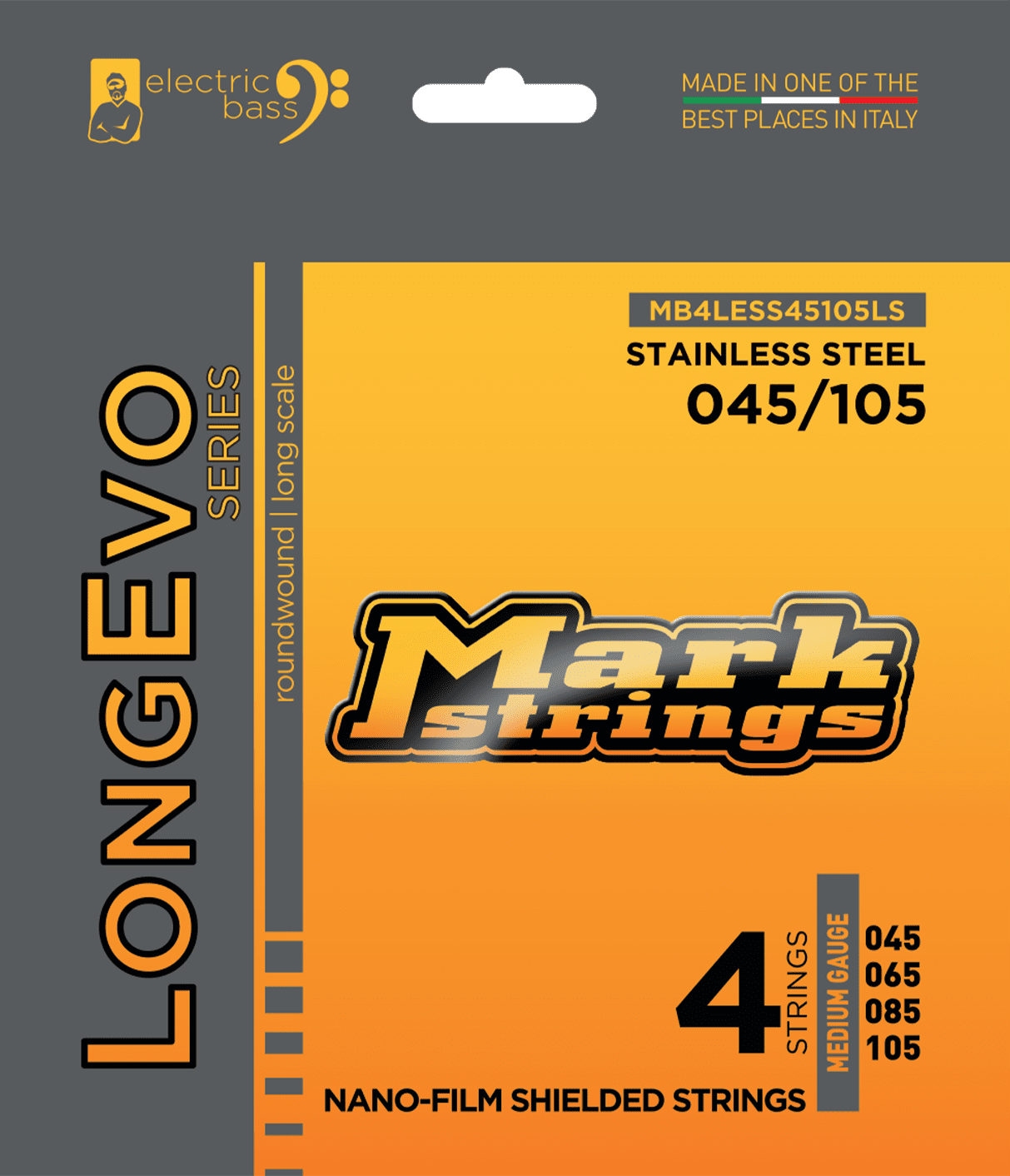 Markbass Longevo Series 045-105 Stainless Steel - Cuerdas para bajo eléctrico - Main picture