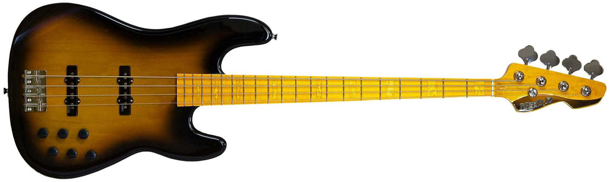 Markbass Mb Gv 4 Gloxy Val Cr Mp Active Mn - Tobacco Sunburst - Bajo eléctrico de cuerpo sólido - Main picture