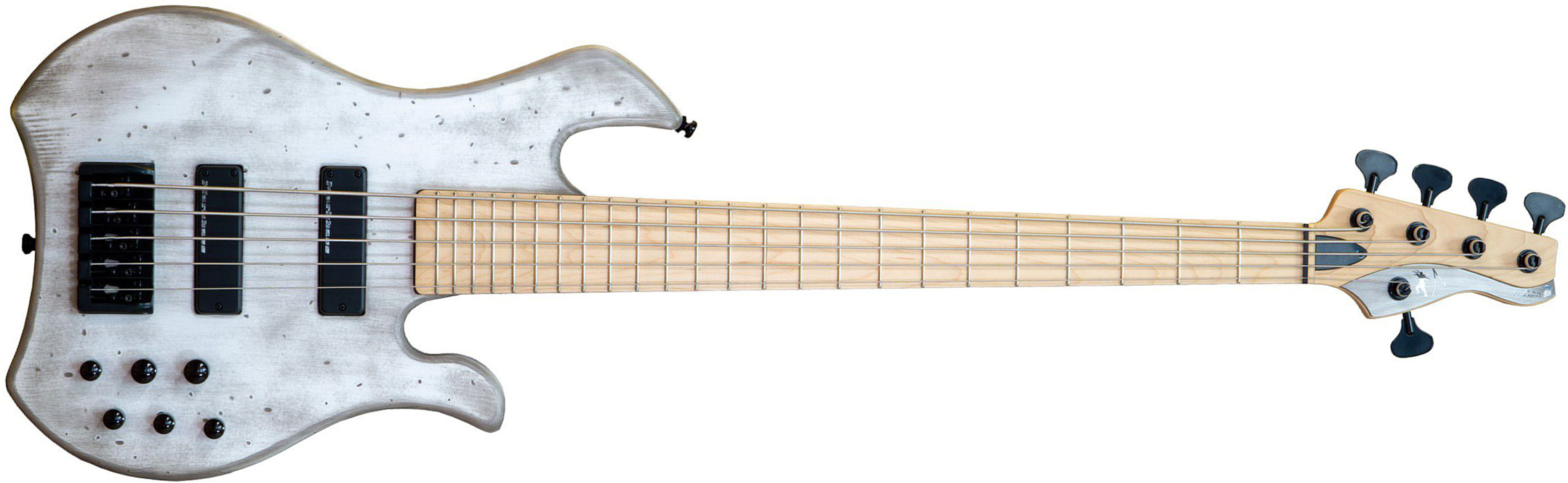 Markbass Mb Kimandu F1 5 Bk Mp 5c Active Mn - Old White - Bajo eléctrico de cuerpo sólido - Main picture